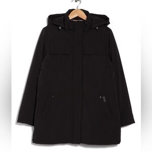 NWT Hunter Black Longline Jacket